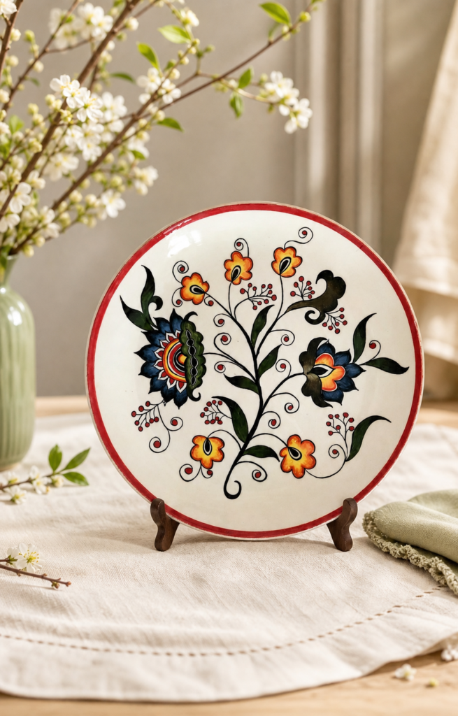 Bahar Dalı Dekoratif Tabak